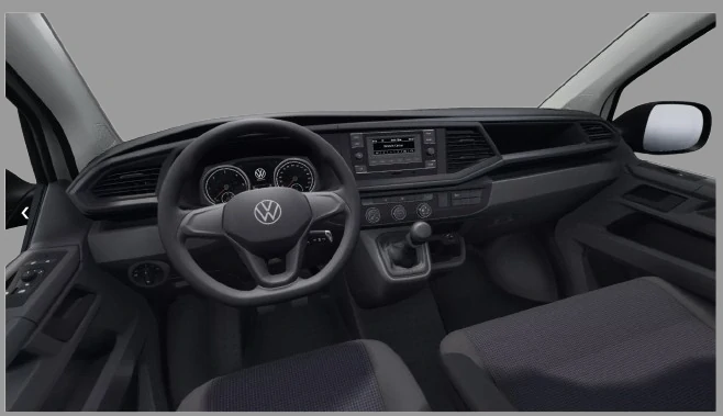Volkswagen Transporter, Manuál, 3 osoby